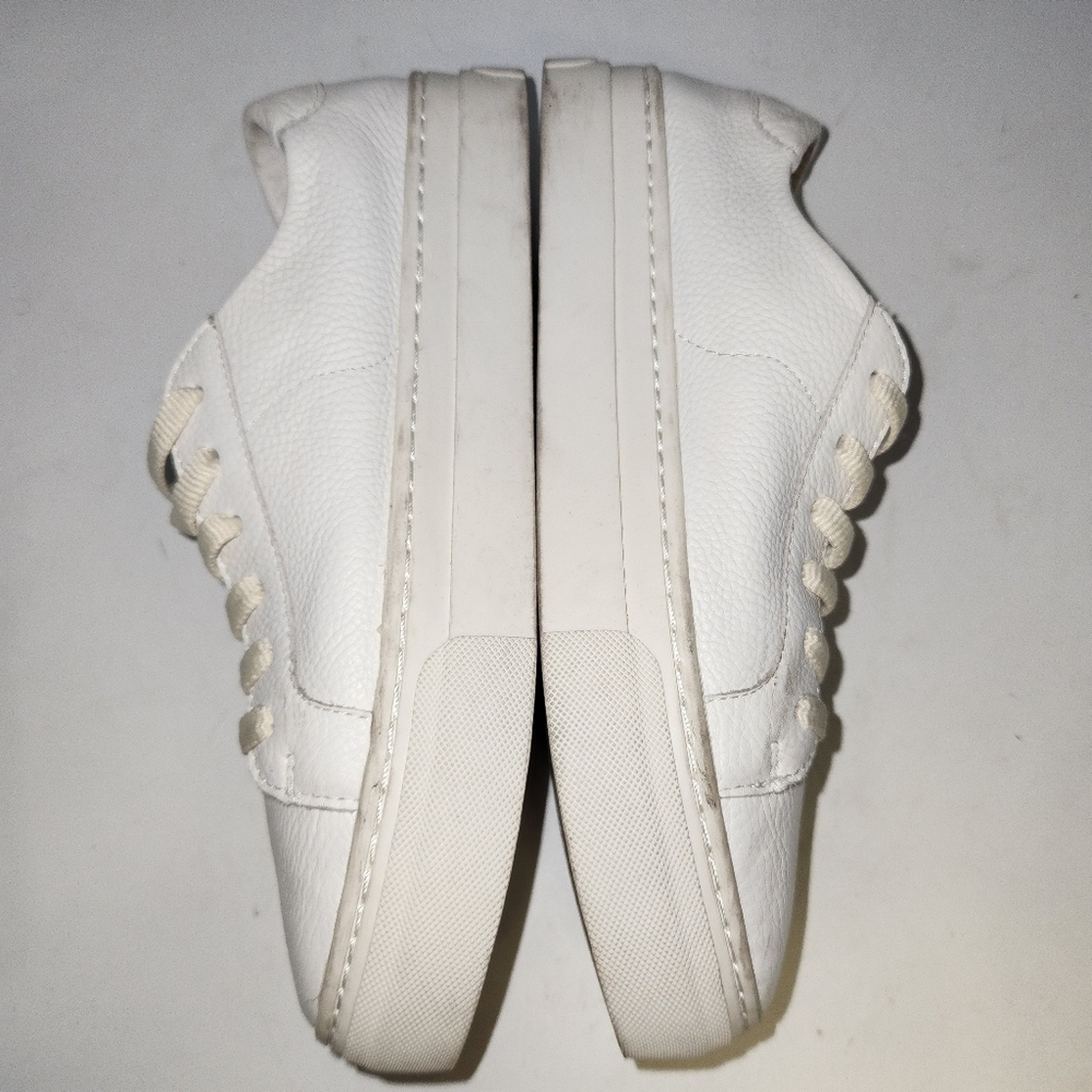 SOLUDOS Ibiza White Leather Platform Sneakers In Oasis White Size 9.5 - Picture 11 of 16